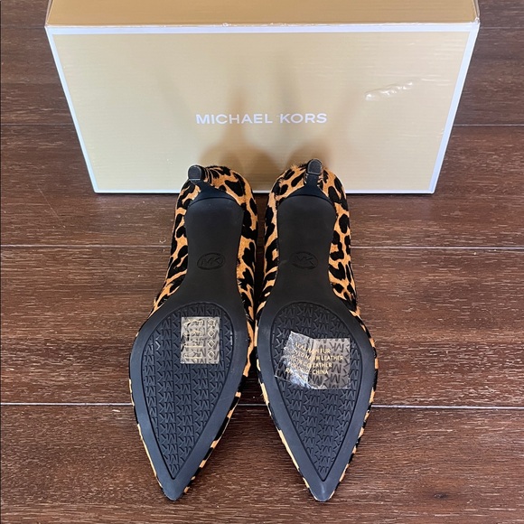 Michael Kors Keke Leopard Print Pumps